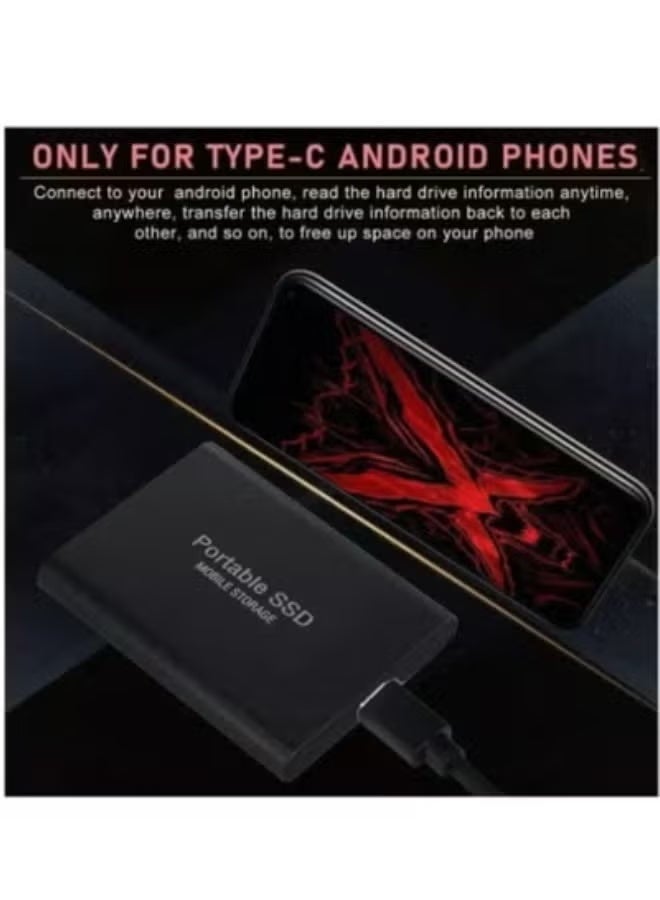 M.A&F's Portable External Hard Drive 8TB , Mini SSD Hard Drives,Solid State External Drives,Computer Backup Drive,USB 3.1 to Type-C Support Data Storage Transfer for Windows XP PC Laptop and Mac - Image 5